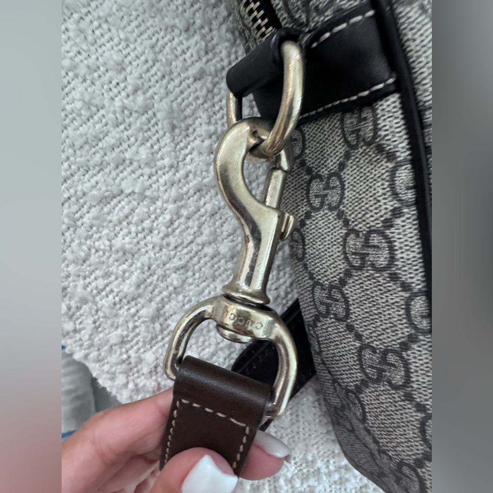 📍 SOLD GUCCI Convertible Briefcase GG Coated Canvas Large - Picture 4 of 11